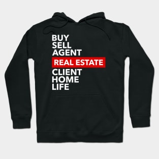 Real Estate Words Hoodie